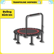 Sàn nhún bạt nhún có thể gấp gọn cao cấp dành cho mọi lứa tuổi Trampoline size 1m-12m có thanh vịn