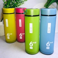 TERMOS 6oup Motif Glass Bottle 450ml Six Oup Character Drinking Water Bottle Thermos Tumbler Bottle 