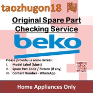 Original Beko Spare Part Checking Service Washing Machine Refrigerator Freezer Air Conditioner Aircon TV Vacuum Motor