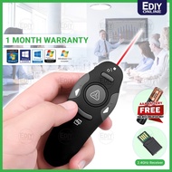 USB Wireless Presentation Slide Pointer Remote Control Clicker Power Point PPT Projector Red Laser P