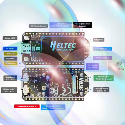 LoRa 32 V4 ESP32 IoT Development Board For Meshtastic WiFi Bluetooth Multifunctional Dev-Board 0.96i
