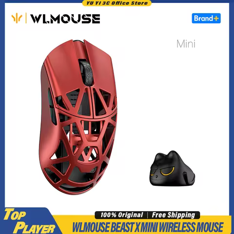 WLMOUSE Beast X Mini Pro Wireless Gaming Mouse PAW3950 High Performance 8000Hz Polling Rate Ultra Li