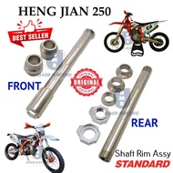 Motocross HENG JIAN 250cc HJ250 Front Rear Fork Tyre Rim Shaft Original SZC