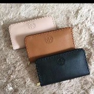 美國正品 Tory Burch TB 141 摔紋皮長款 真皮錢夾 零錢包 手拿包 三色可選