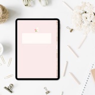 數碼 Digital Notebook | iPad Notebook | Goodnotes | Cute Notebook | Peach Pink