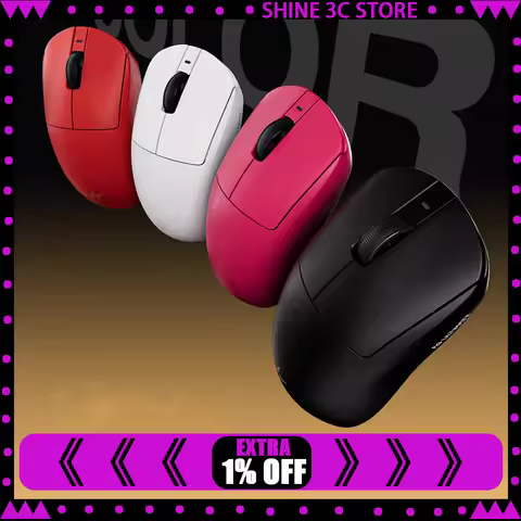 ATK A9 Ultimate Mouse Dual Mode Wireless Mouse 8000Hz Polling Rate Paw3950/Paw3395 Gaming Mice Light