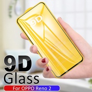 🎉 Ready Stock【 Tempered Glass 】 9D OPPO Reno 2 3 4 3Pro Tempered Glass Reno 10X Zoom 2Z ZF Z ACE Full Cover Screen Protector