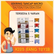 Micro Motor Fuse 5A 10A 15A 20A 25A Micro Plug Fuse Micro Plug Fuse Micro Fuse (Ishima)