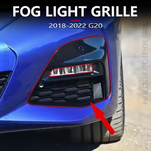for 2018-2022 G20 BMW 330e 330eX 330i 330iX Front Bumper Fog Light Grille 51118069371 51118069372 11