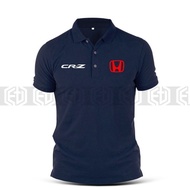 Hot Sales Baju Honda CR-Z CRZ Motorsport Racing Polo T Shirt Embroidery High Street Handsome Racing 