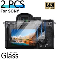 3PCS Tempered Glass Film For Sony A9 A7S A7R A7CR A7C A77 A7 A1 V VI IV III II HD glass camera LCD s