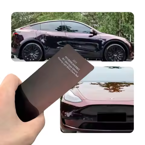 Streamer Black Magic Red Car Vinyl Wrap Full Body Film Self Adhesive Bubble Free Decorative Sticker 