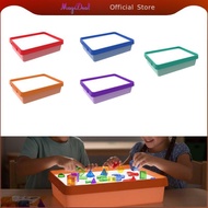 MagiDeal Sensory Light Table Adjustable Brightness Educational Art Table Interactive Learning Toy fo