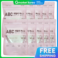 A.B.C | ABC Daily Mask_KF94 (Gray/10pcs) x10 packs FDA Approved. 100% Korean Made. 3D Design. Hypoal