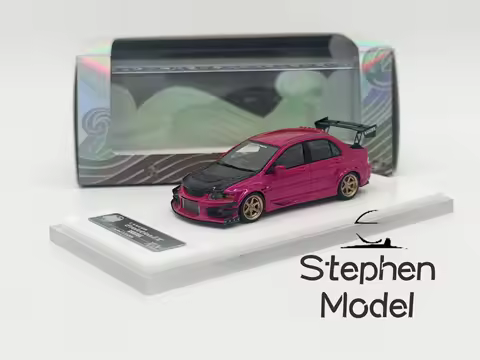 Error 404 1:64 EVO Lancer Evolution 9 lX pink limit Wagon resin model car