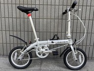 銀色 2026 馬甲線新款 DAHON DOVE 豆腐 BYA 412 14吋 鋁合金 折叠車 送叮叮水架前後蛙燈