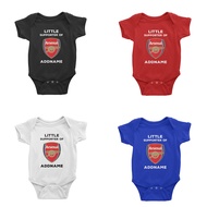 Arsenal FC Little Supporter Personalizable with Name Baby Romper