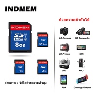 INDMEM SD Card 8GB/4GB/1GB/2GB/512MB UHS-I U1 Class 10 8G SDHC Flash Memory Card Compatible with Dig