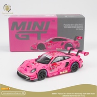 MINI GT Porsche 911 GT3 R #77 AO Racing IMSA Road America 2024 MGT01052-CH โมเดลรถเหล็ก 1:64 ของสะสม