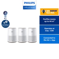 (Bundle of 3) PHILIPS 600i Series Compact Smart Air Purifier - AC0650/10 CADR 170m3/h Energy Efficie
