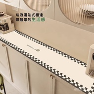 【TikTok】Lu Lu Sideboard Cabinet Mat Hallway Desktop Mat Shoe Cabinet Table Tablecloth Waterproof Oil-Proof Protective Pa