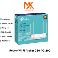 [Genuine] TP-Link Archer C50 AC1200 Wi-Fi Router – Dual Band 2.4GHz & 5GHz – 4 Antennas – Speed 1200