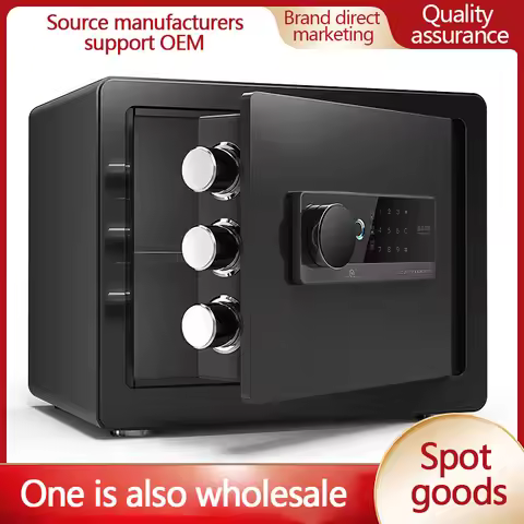All Steel Safe Home Small WIFI Password Office Safe Deposit Box Anti-Theft Fingerprint Mini Alarm Sa