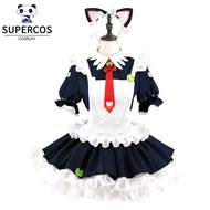 Zenless Zone Zero ZZZ Sunna Cosplay Maid Dress Costume Set for Con Carnival