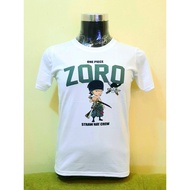 (Stock Clearance) Baju One Piece Original Print Serap Baju One Piece Original T-Shirt Roronoa Zoro