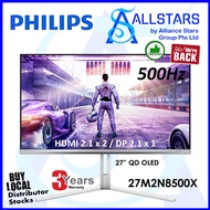 Philips Evnia 27M2N8500X 27 Inch Monitor / QD OLED, 2560x1440, 500Hz, 0.03ms (Warranty 3years on-sit