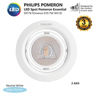 Philips 59776 POMERON 070 7W 40K WH ID recessed Spotlight