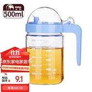 金熊 油壶防漏玻璃厨房装油瓶家用酱汁壶控油壶食用定量 500ml JC500