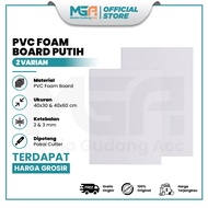 White PVC Foam Board 40 x 30 cm & 40 x 60 cm | Thickness 2mm–3mm PVC Board
