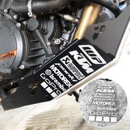 P-A400.Reflective Sticker KTM Motorcycle Side Plate LOGO Modified Label Sticker Helmet Side Box Deco