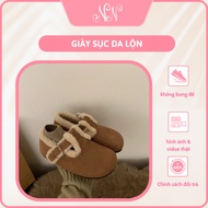Women's Winter Warm Fur Shoes Fashionable Suede Shoes