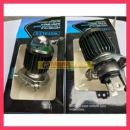 Super bright yellow and white cos ball h4 led bulb