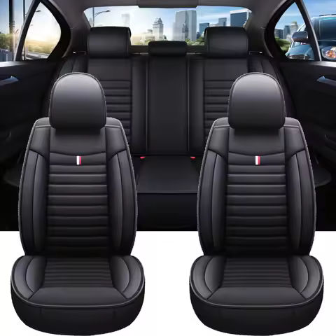 Full Coverage Universal Pu Leather Car Seat Covers for Hyundai Solaris Lancer X VW Tiguan HB20 Peuge