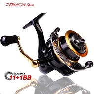 Spinning Reel 2000-5000 Series All Metal Spool Fishing Reel 5.0:1 High Speed 11+1BB Saltwater Reel F