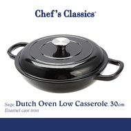 Chef's Classics Sage Dutch Oven Low Casserole, 30cm