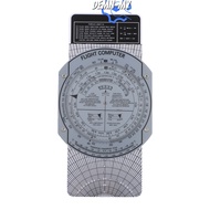 【DEMN】E6B flight computer aviation plotter slide rule for aviation flight training