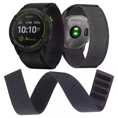 26mm 22mm 20MM Hook Loop Nylon Strap For Garmin Fenix 8 7x 6x 7S Solar 6S Plus/Instinct 2S 40mm Watc