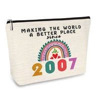 Sweet 17 Gifts for Girls, Her, Sister, Daughter, Niece, Funny 2007 17th Birthday Gifts, Small Makeup