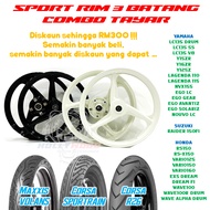 SPORT RIM ORI 3 BATANG LC135 125ZR Y15 Y16 LAGENDA EGO NOUVO RS150 RSX VARIO EX5 DREAM WAVE DASH125 