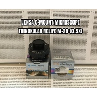 CAMERA CAMERA LENS C - MOUNT MICROSCOPE TRINOKULAR 0.5X