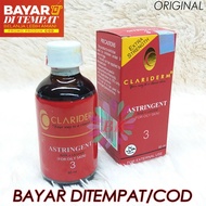 (COD) Clariderm Astringent Alkohol 100% / Toner Pembersih Wajah For Oily Skin - 60mL / Toner Claride