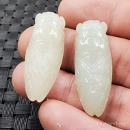 Loket Jed Hetian Jade Terobosan Loket Putih Jade Cicada Loket Yang Fat Jade Cicada Loket White Jade 