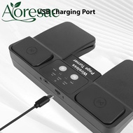 Aoresac ไร้สาย Page Turner Pedal BT แบบพกพาเพลง Page Turner สำหรับกีตาร์เปียโนแท็บเล็ตสมาร์ทโฟน Sile