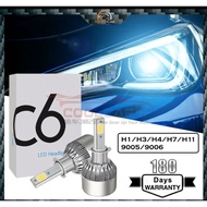 CAR LED HEADLIGHT H4 / H7 / H11 CAR LIGHTS LED BULB MENTOL LED KERETA (1 SET 2 PCS)
