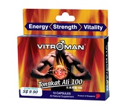 VITROMAN Tongkat Ali 100 - (10 capsules) Trial Pack