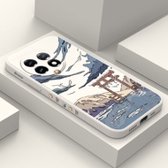 Creative Snowy Gate Phone Case For OnePlus 13R 13 12R 12 11R 11 10 10T 10R 5G Comfortable Feel Cover